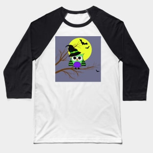 Halloween Owl Baseball T-Shirt